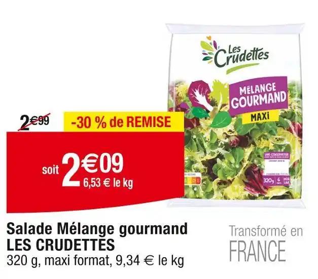 LES CRUDETTES Salade Mélange gourmand