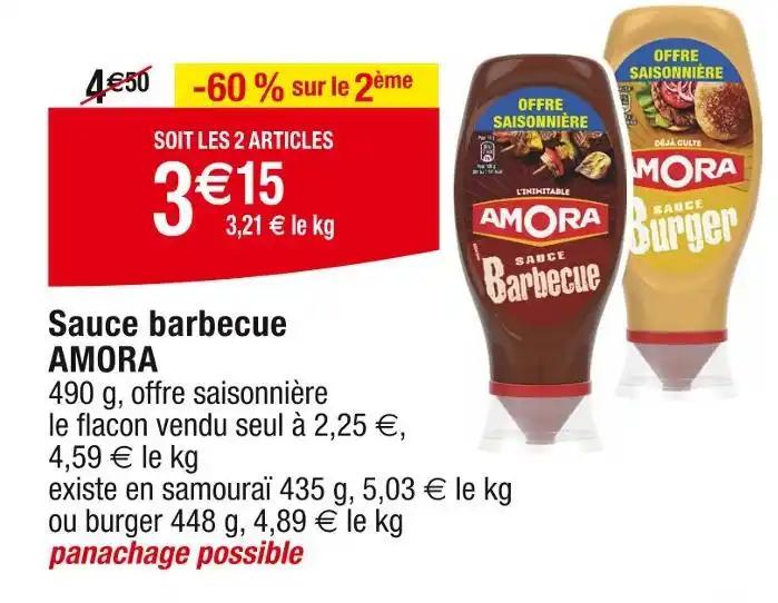 AMORA Sauce barbecue