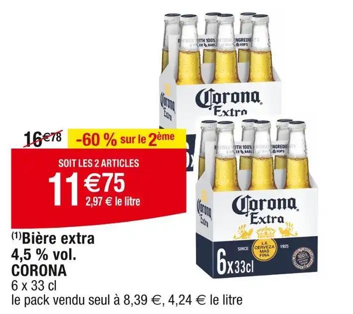 CORONA Bière extra 4,5 % vol