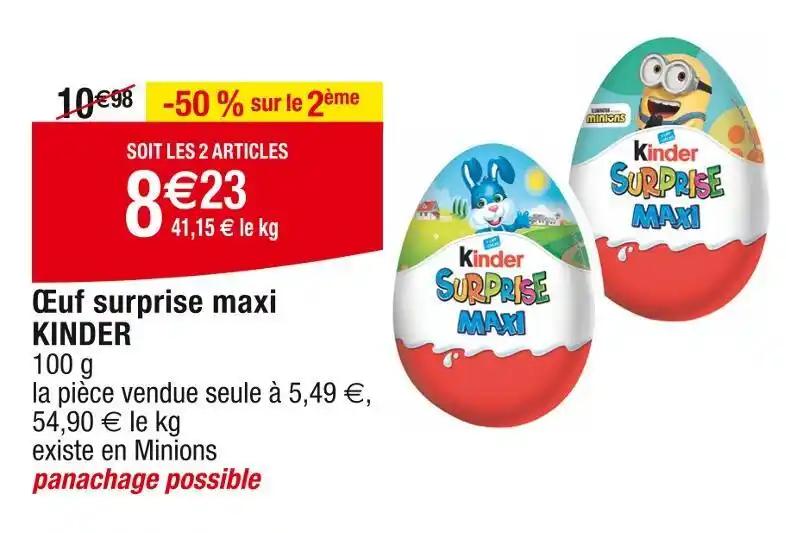 KINDER Œuf surprise maxi