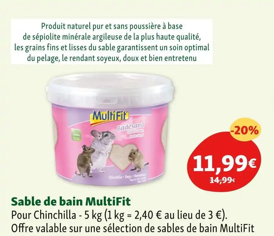 MultiFit Sable de bain