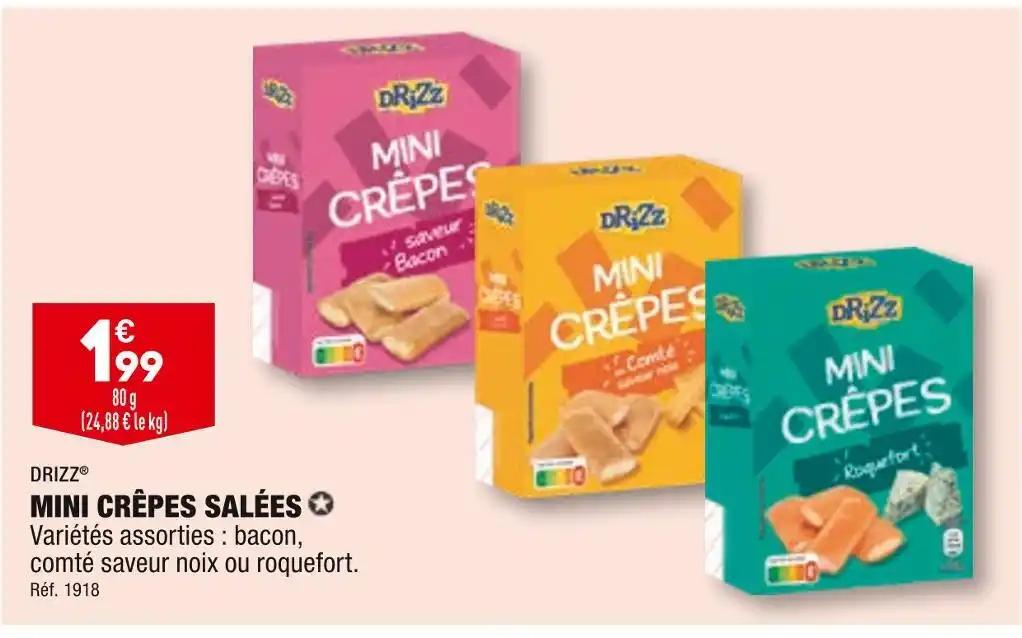 DRIZZ MINI CRÊPES SALÉES