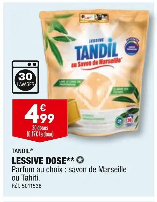 TANDIL LESSIVE DOSE