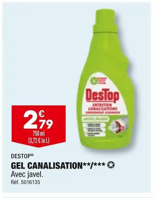 DESTOP GEL CANALISATION