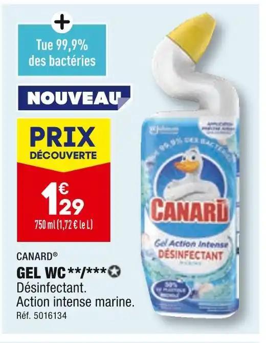 CANARD GEL WC