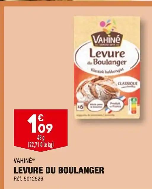 VAHINÉ LEVURE DU BOULANGER