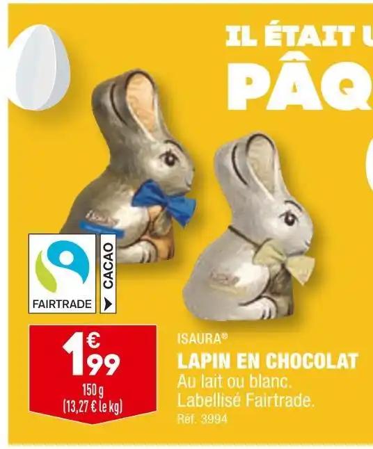 ISAURA LAPIN EN CHOCOLAT