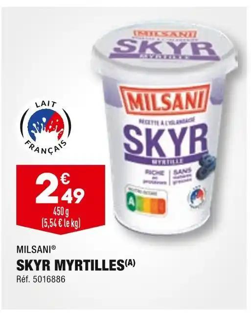 MILSANI SKYR MYRTILLES