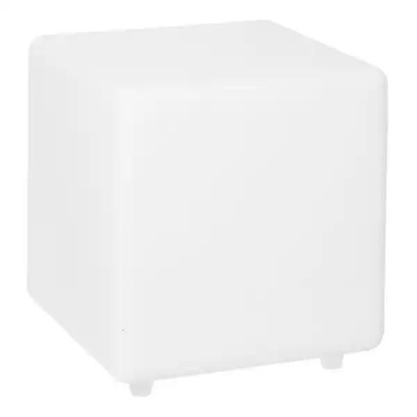 Cube solaire lumineux multicolore CASY Blanc Plastique H30cm