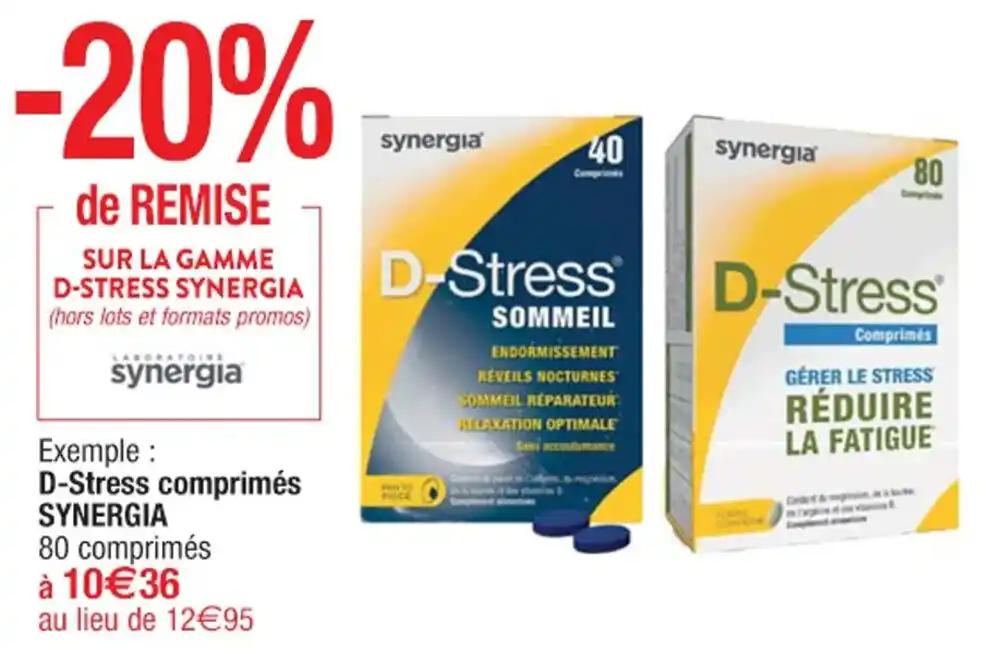 D-Stress comprimés SYNERGIA