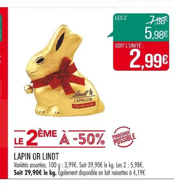LINDT LAPIN OR