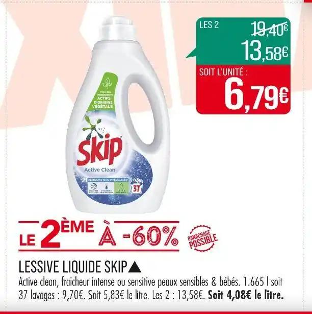 SKIP LESSIVE LIQUIDE ▲