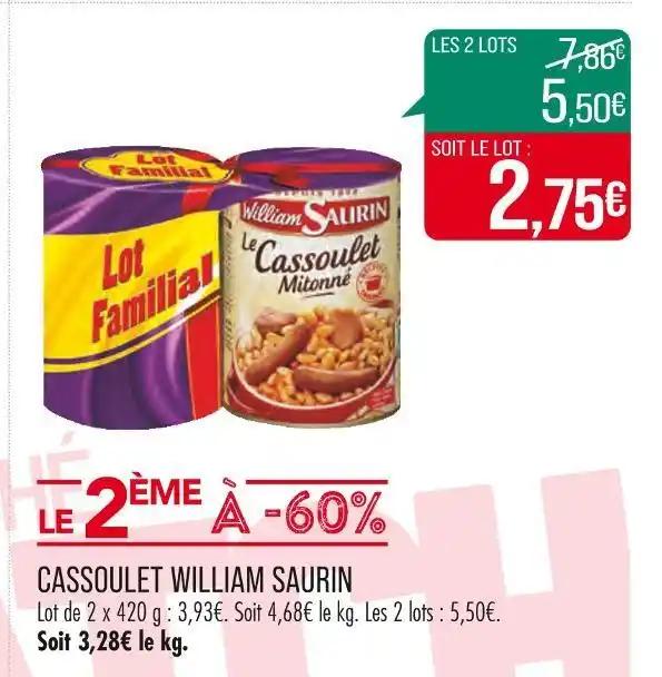 WILLIAM SAURIN CASSOULET