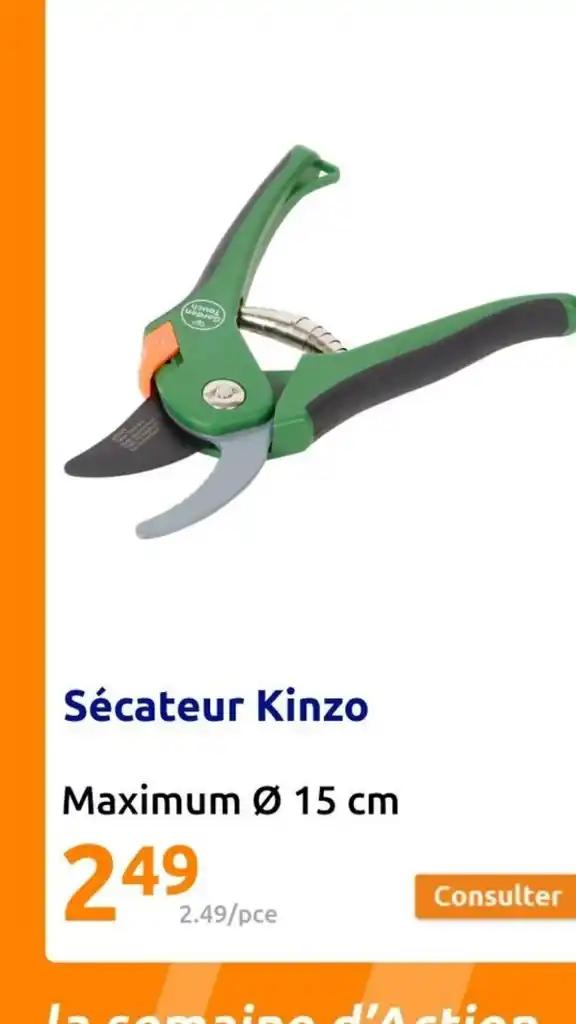 Sécateur Kinzo