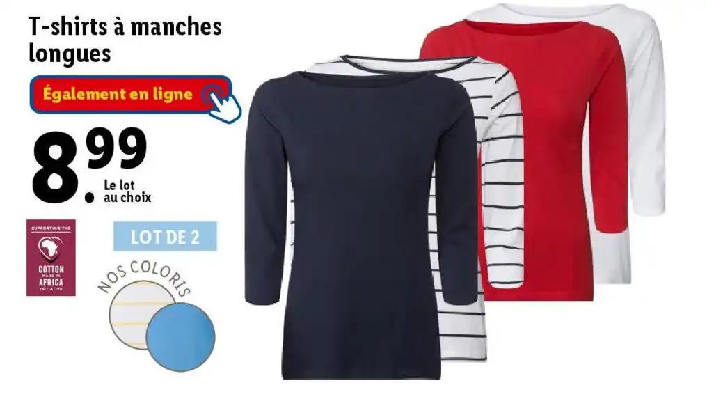 T-shirts à manches longues