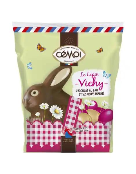 CEMOI Moulage Lapin en chocolat Vichy