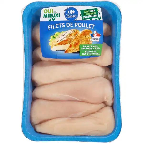 CARREFOUR CLASSIC' Filets de poulet