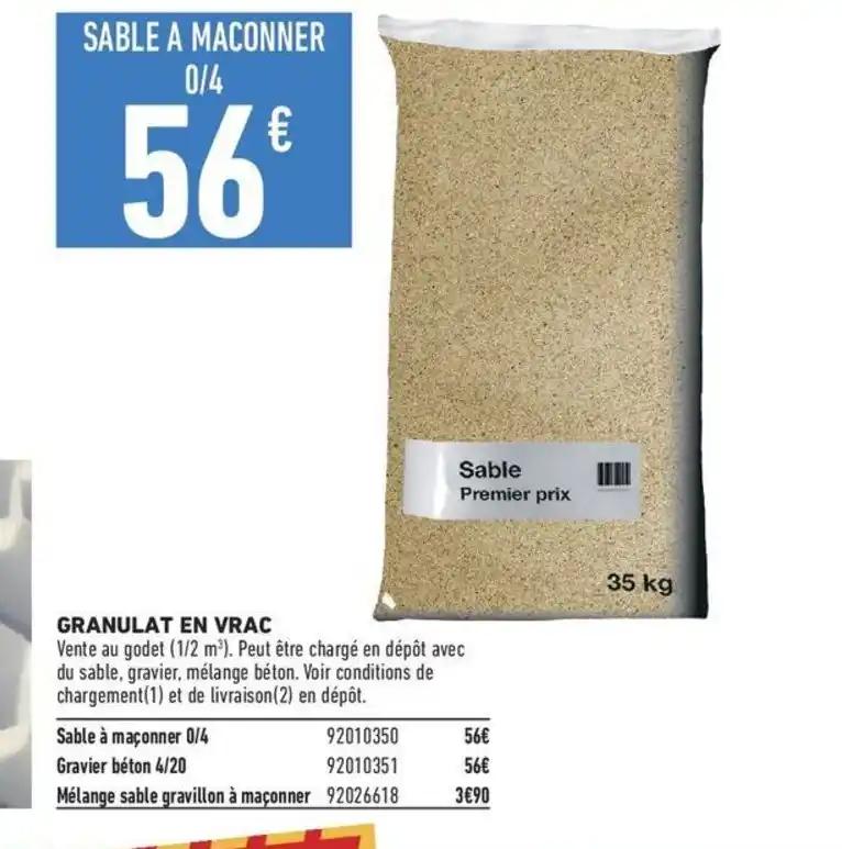 GRANULAT EN VRAC