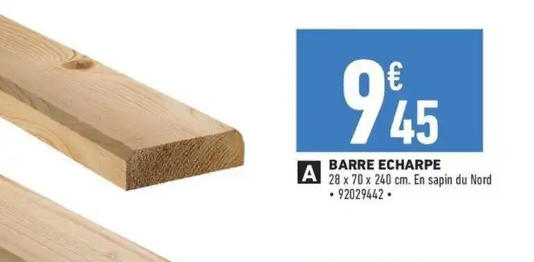 BARRE ECHARPE