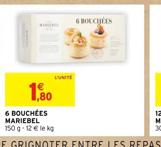 6 BOUCHÉES MARIEBEL