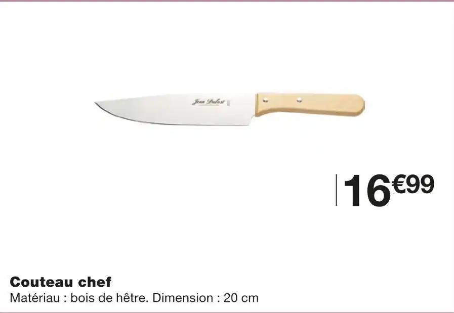 Couteau chef