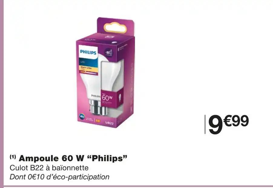 PHILIPS Ampoule 60 W