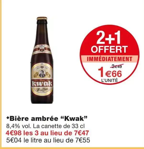 Kwak Bière ambrée