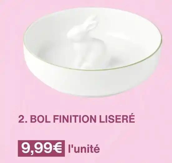 BOL FINITION LISERÉ