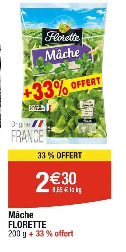 FLORETTE Mâche