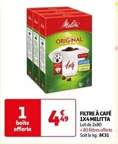 Melitta - filtre a café1x4