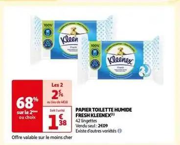 Kleenex - papier toilette humide fresh