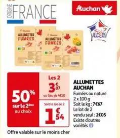 Auchan - allumettes