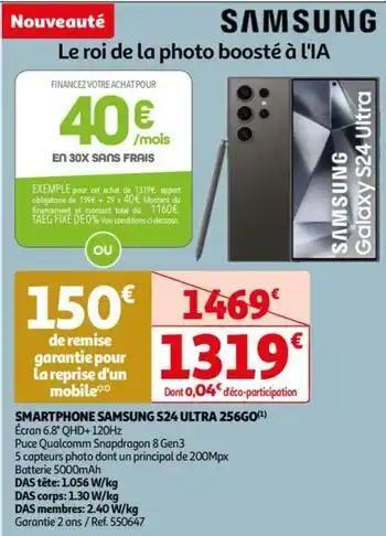 Samsung - smartphones s24 ultra 256go