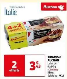 Auchan - tiramisu