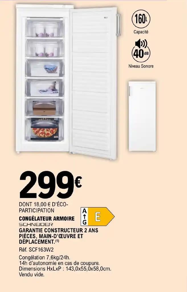 CONGÉLATEUR ARMOIRE