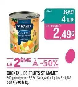 St mamet - cocktail de fruits
