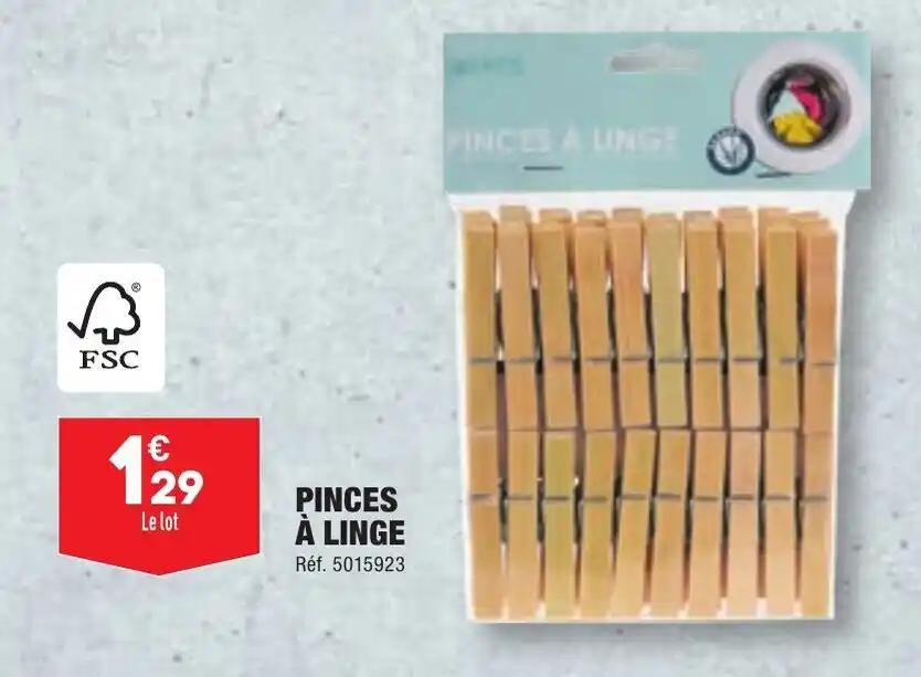 PINCES À LINGE