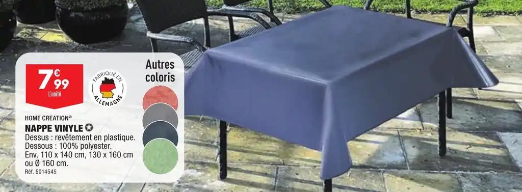 HOME CREATION® NAPPE VINYLE✪