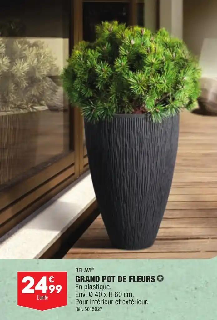 BELAVI® GRAND POT DE FLEURS