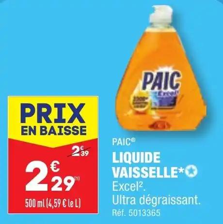 PAIC® LIQUIDE VAISSELLE⭑✪