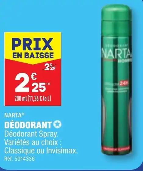 NARTA® DÉODORANT✪