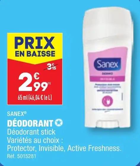 SANEX® DÉODORANT✪