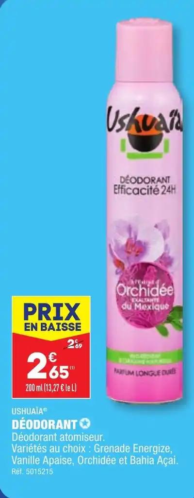 USHUAÏA® DÉODORANT✪