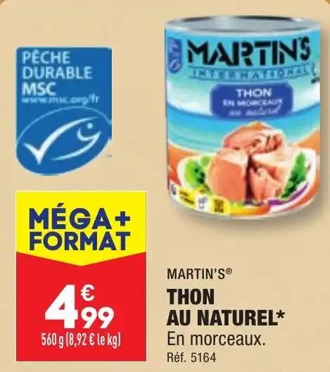 MARTIN'S® THON AU NATUREL*