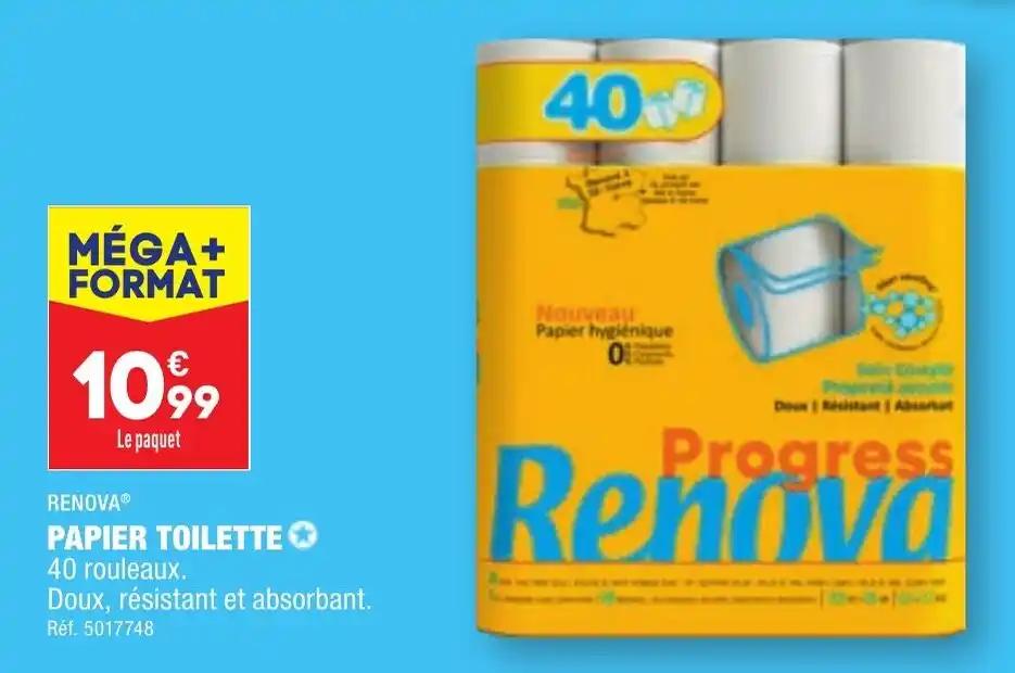 RENOVAⓇ PAPIER TOILETTE ✪