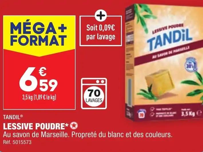 TANDIL® LESSIVE POUDRE⭑✪