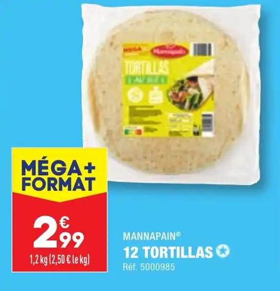 MANNAPAINⓇ 12 TORTILLAS ✪