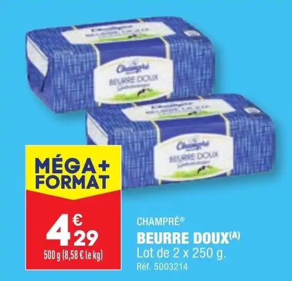 CHAMPRÉ® BEURRE DOUX