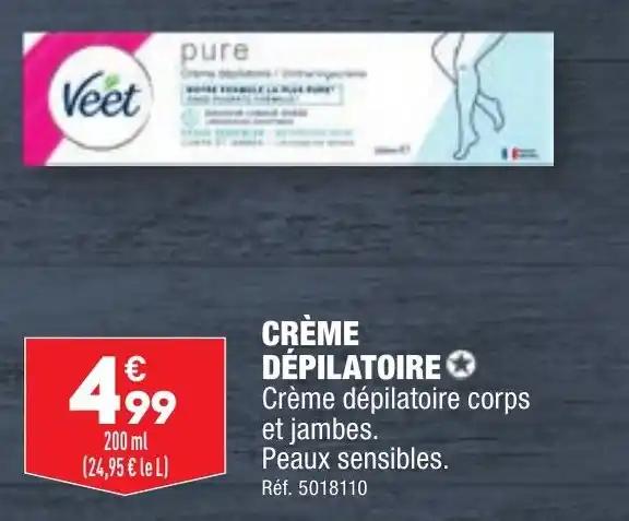 CRÈME DÉPILATOIRE✪