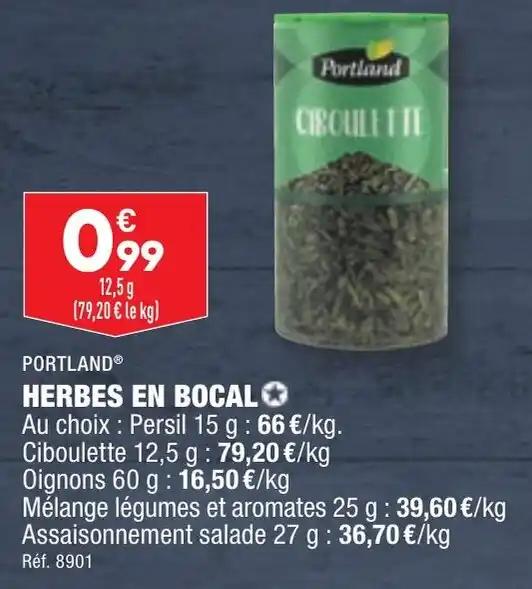 PORTLANDⓇ HERBES EN BOCAL✪
